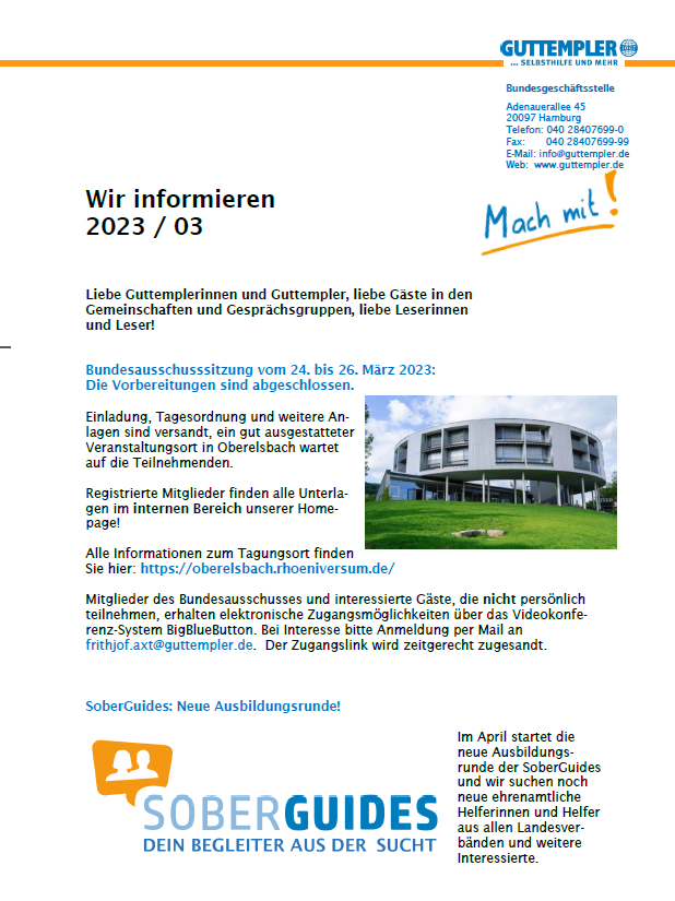 Wir informieren 3 / 2023