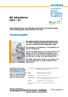 Wir informieren 1 / 2024
