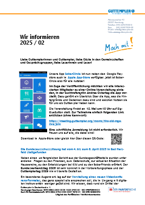 Wir informieren 2 / 2025
