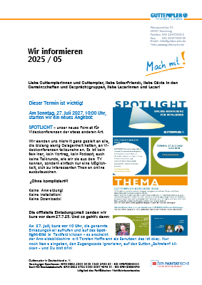 Wir informieren 5 / 2025